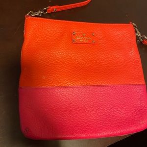 Kate Spade Pink & Orange Crossbody bag